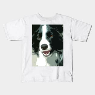 Border Collie Dog Kids T-Shirt